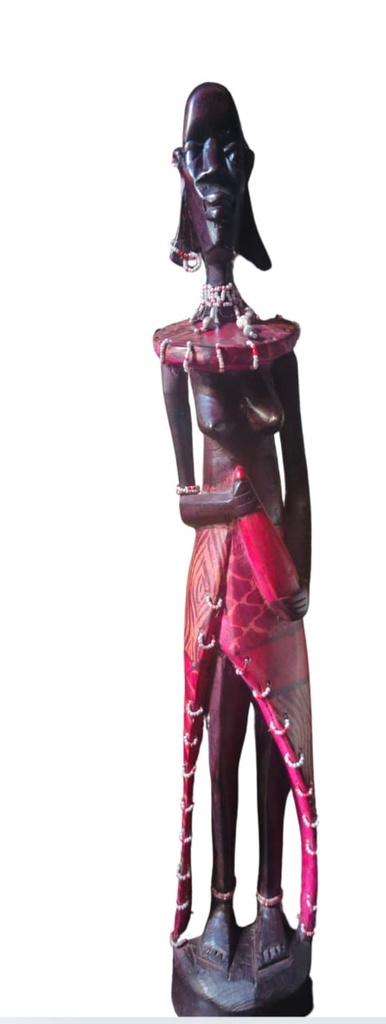 TANZANIAN MASAI COUPLE IN ELEGANT LOOK