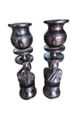 TANZANIA TRADITIONAL CANDLE HOLDER IN PAIR