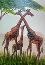Tanzania Giraffe Painting