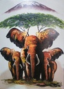Tanzania Elephant Painting