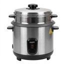 RICE COOKER STAINLESS WITH STEAMER 1L