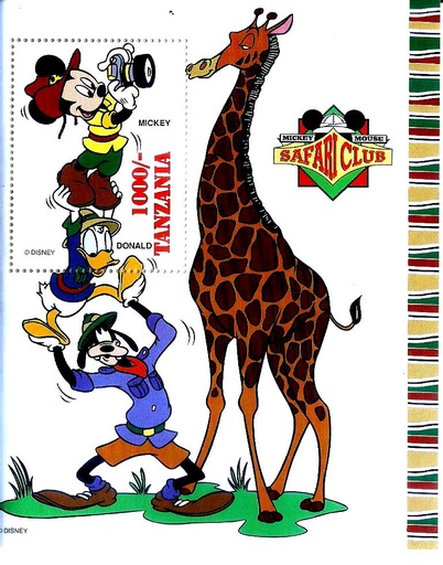 MICKEY MOUSE DISNEY SAFARI CLUB